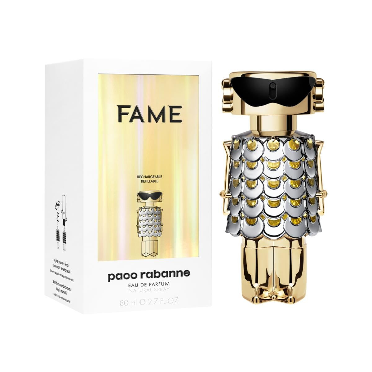 P.RABANNE FAME EDP 80 ml Ricaricabile