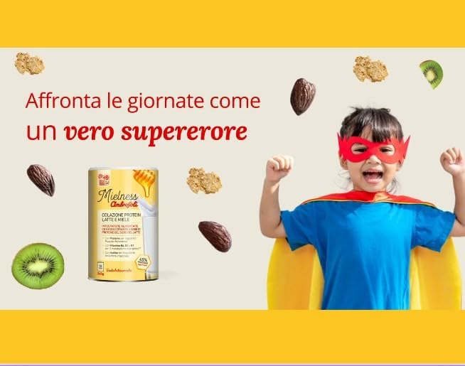 COLAZIONE PROTEIN LATTE E MIELE 260 Gr.