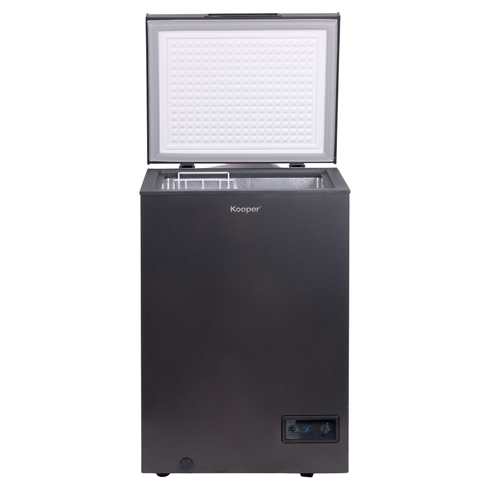 Congelatore a pozzetto 100L, 55,5x47,6x84,6 cm, Grigio scuro Classe E