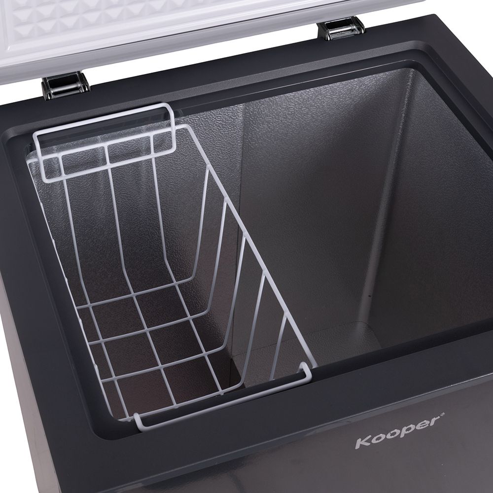 Congelatore a pozzetto 100L, 55,5x47,6x84,6 cm, Grigio scuro Classe E