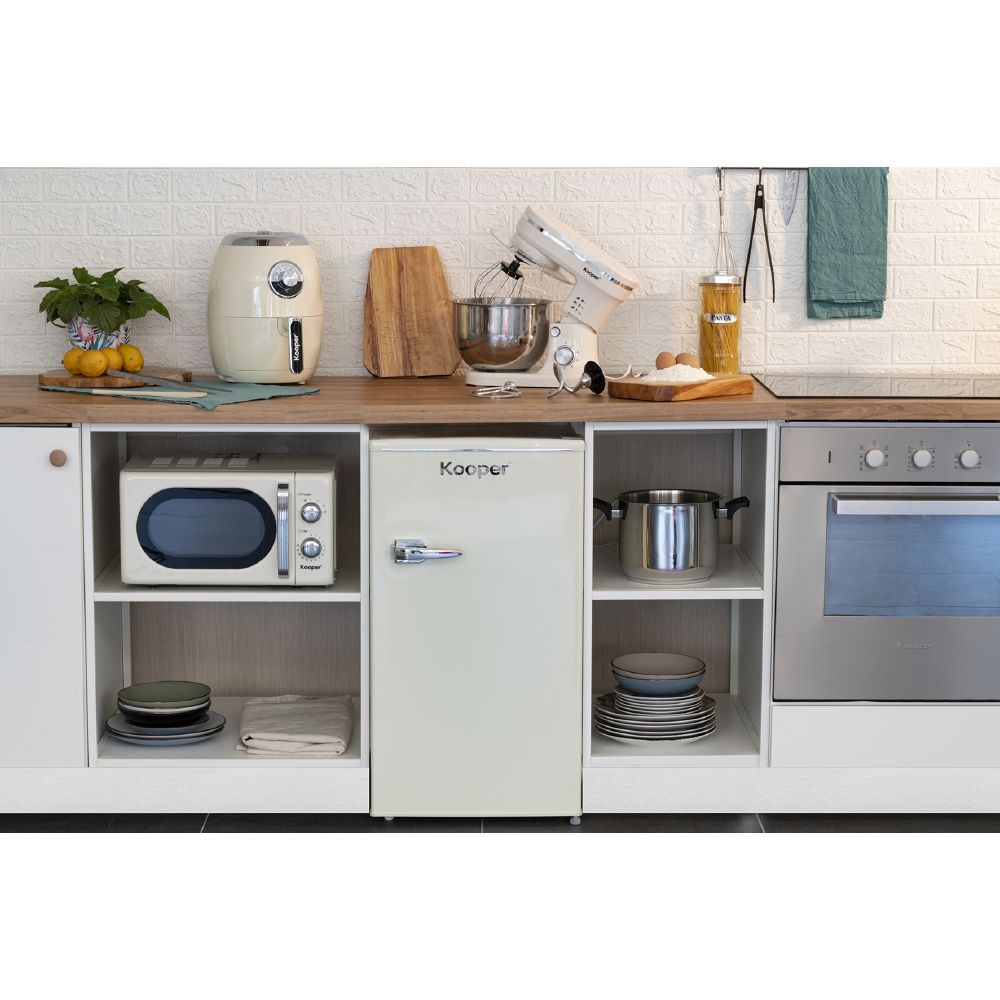 FRIGORIFERO RETRO ROSSO 100 LITRI   CLASSE E  CON MONOPORTA