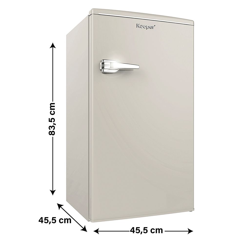 FRIGORIFERO RETRO ROSSO 100 LITRI   CLASSE E  CON MONOPORTA