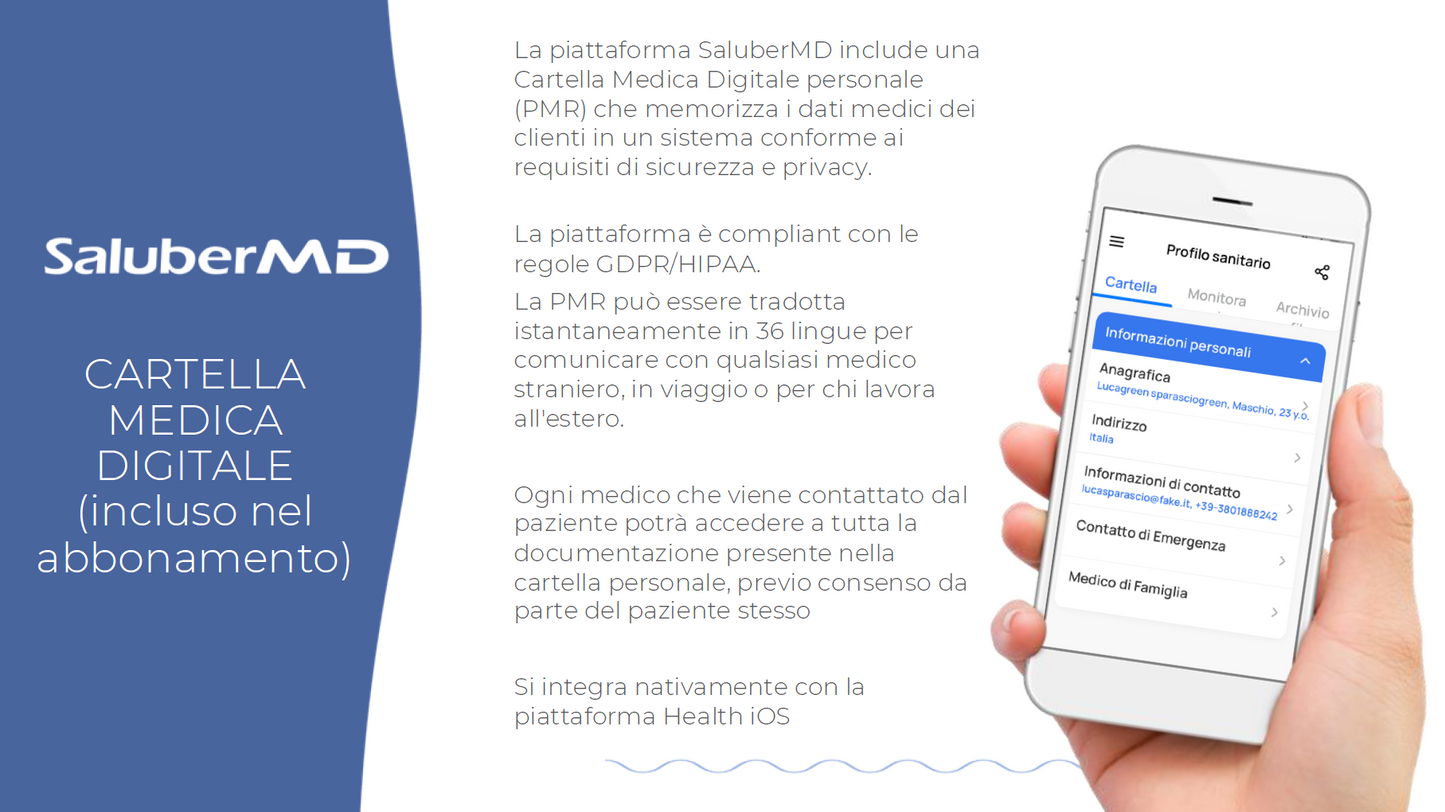 Salubr MD Abbonamento servizi medici specialistici