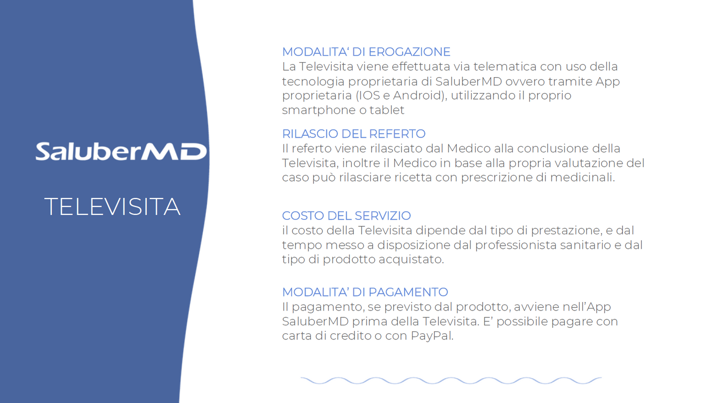 Salubr MD Abbonamento servizi medici specialistici