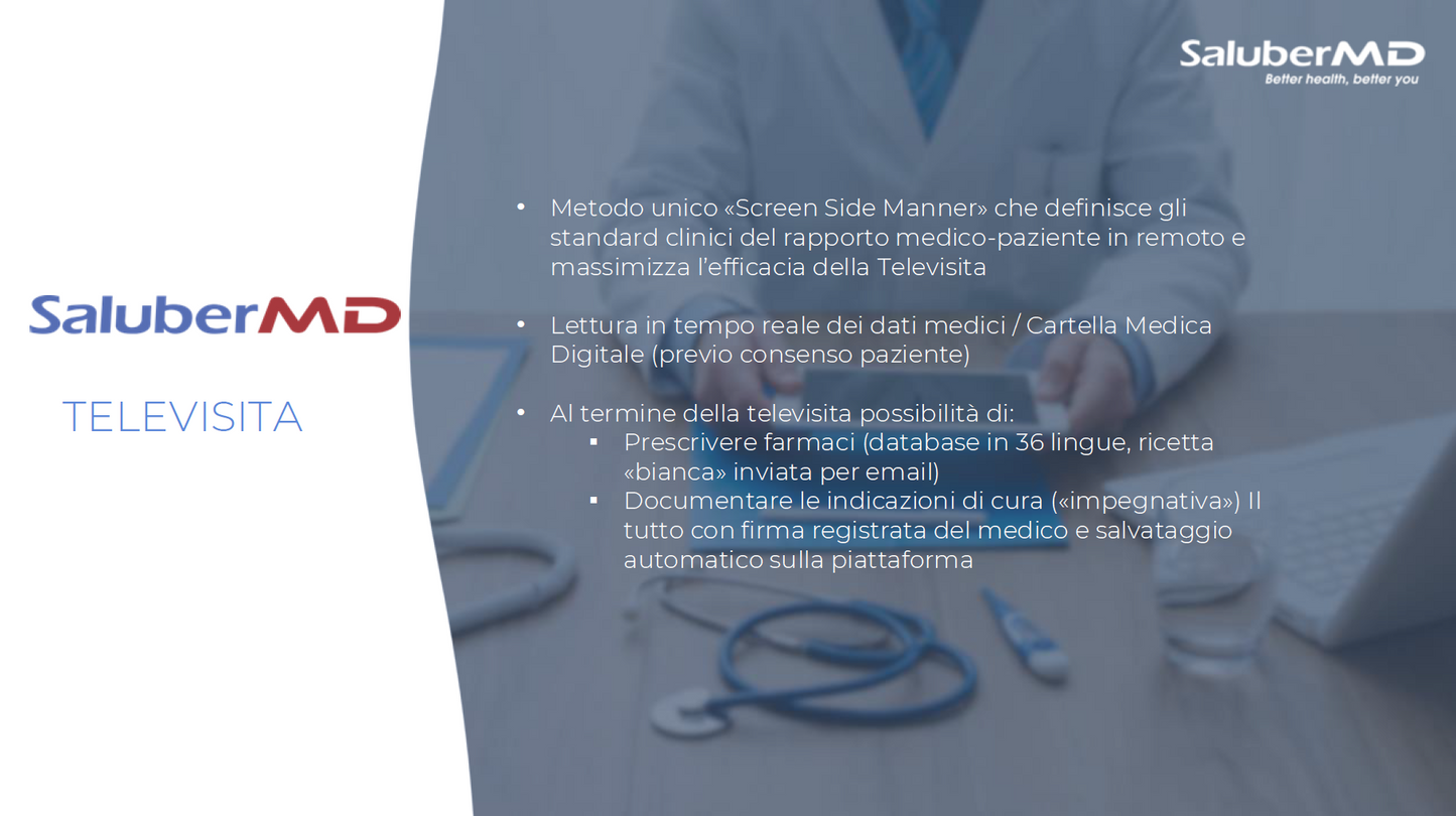 Salubr MD Abbonamento servizi medici specialistici